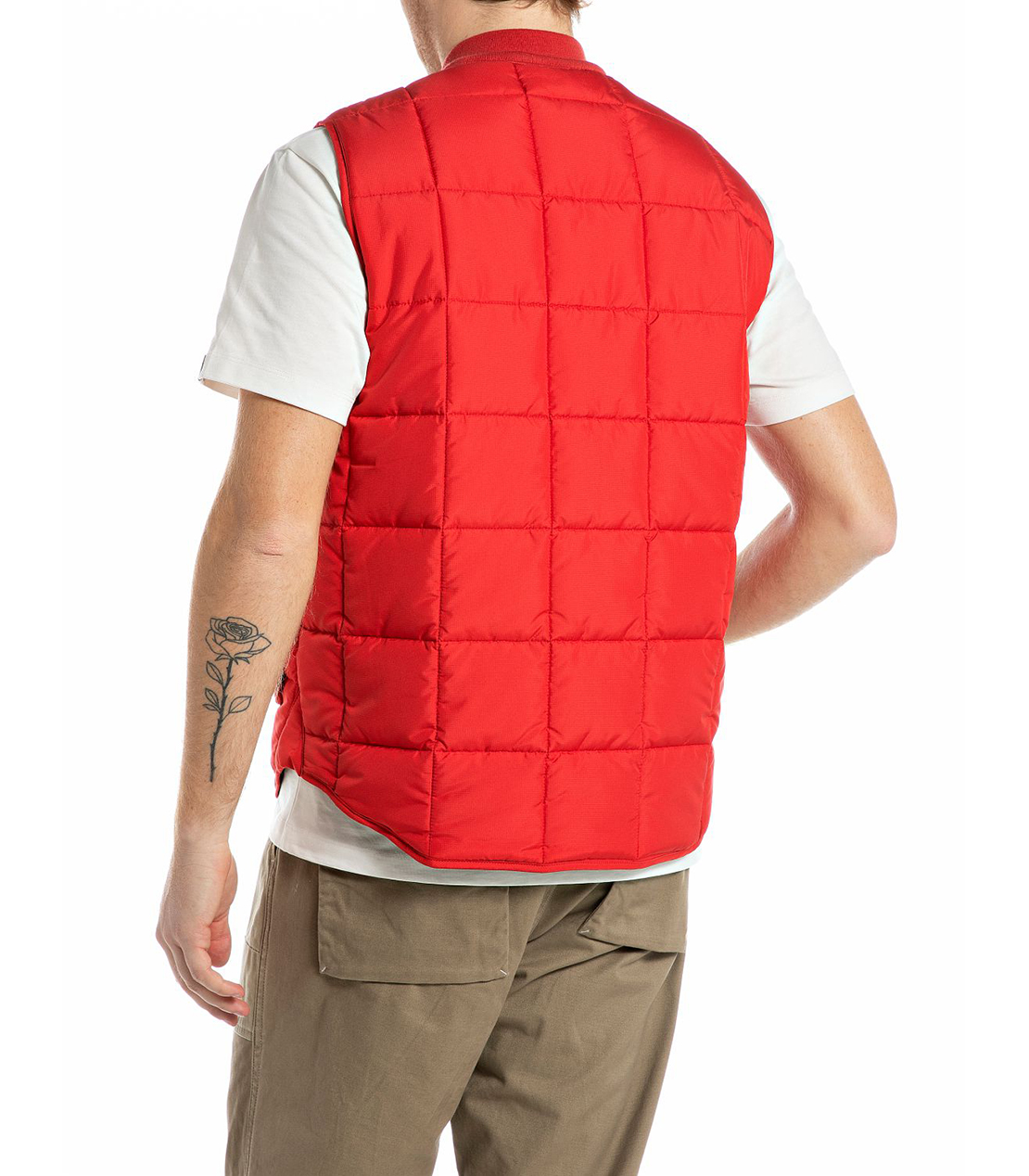 リサイクルリップストップポリ ベスト 詳細画像 ルビーレッド 2